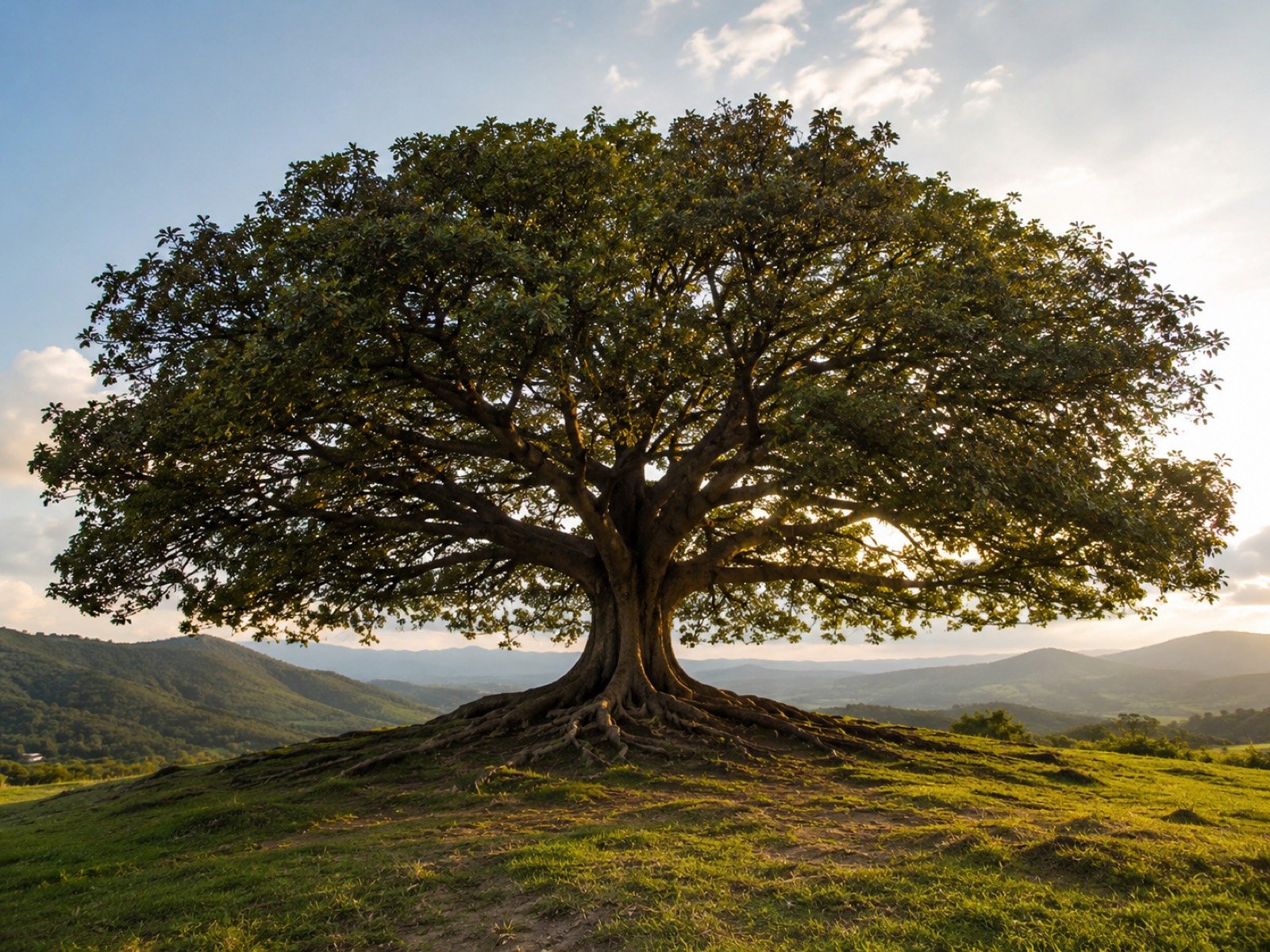Rooted tree symbolizing ancestor healing, family lineage, and inherited patterns