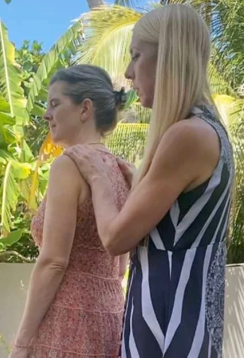 Megan Gunsorek supporting a private session outdoors