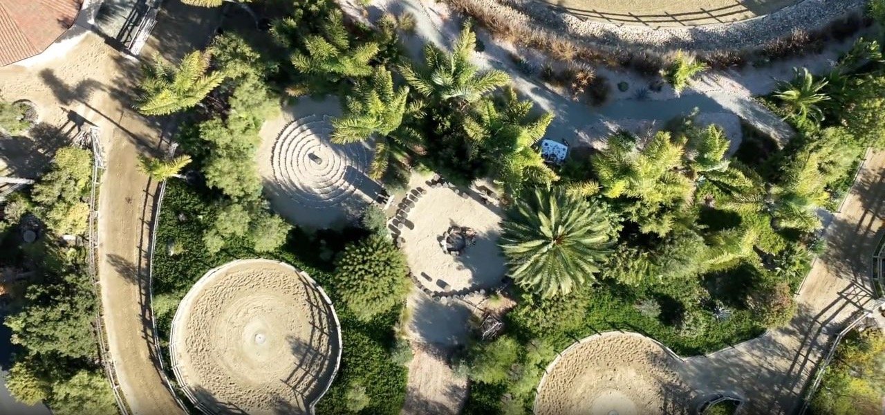 Aerial view of Equanimity Ranch in Rancho Santa Fe